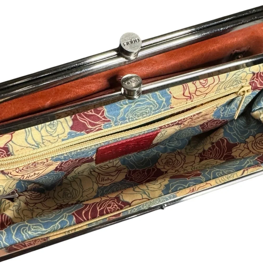 HOBO Lauren Earthy Bag Leather Brown Fall Clutch